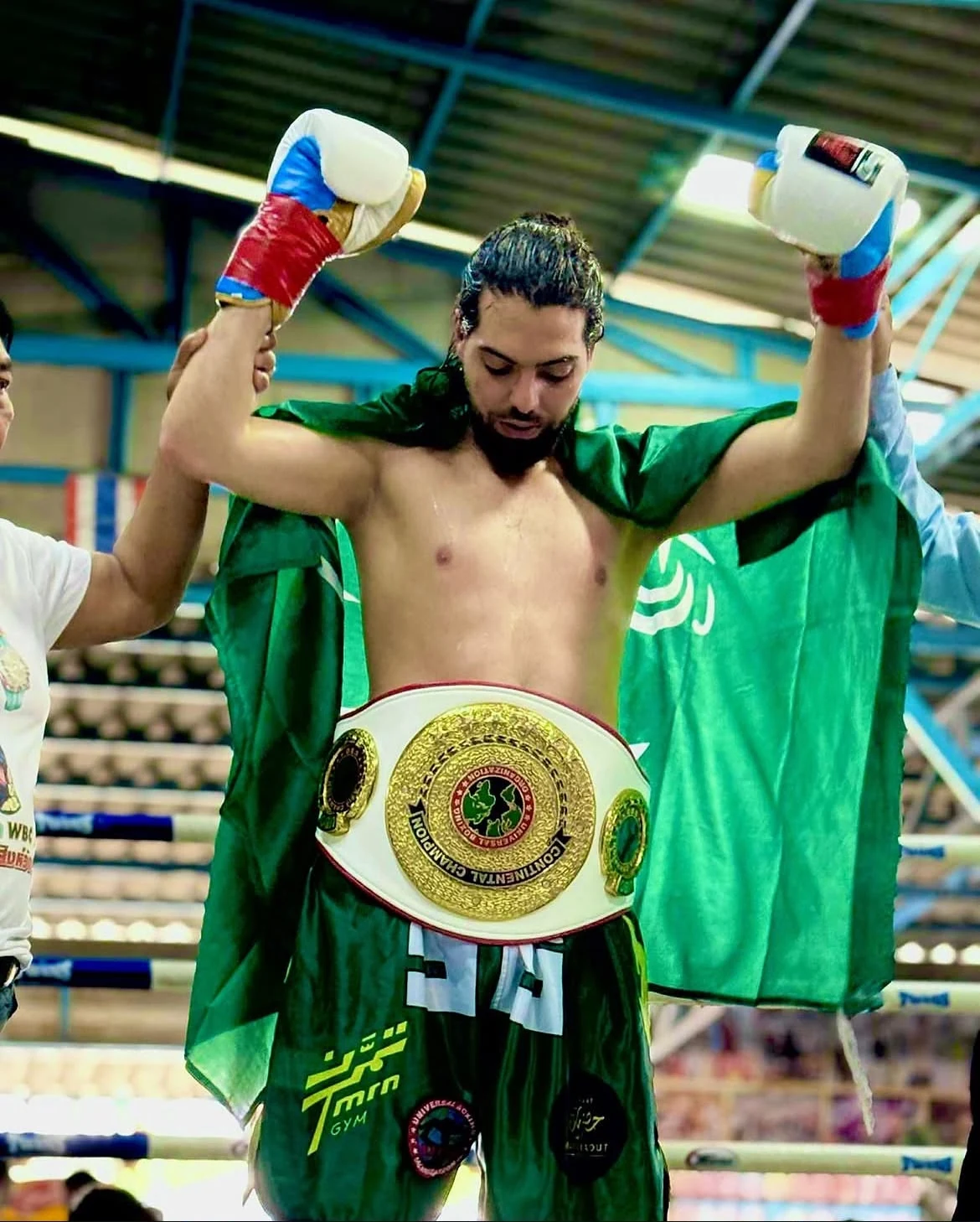 Nawef · un moment sur le ring