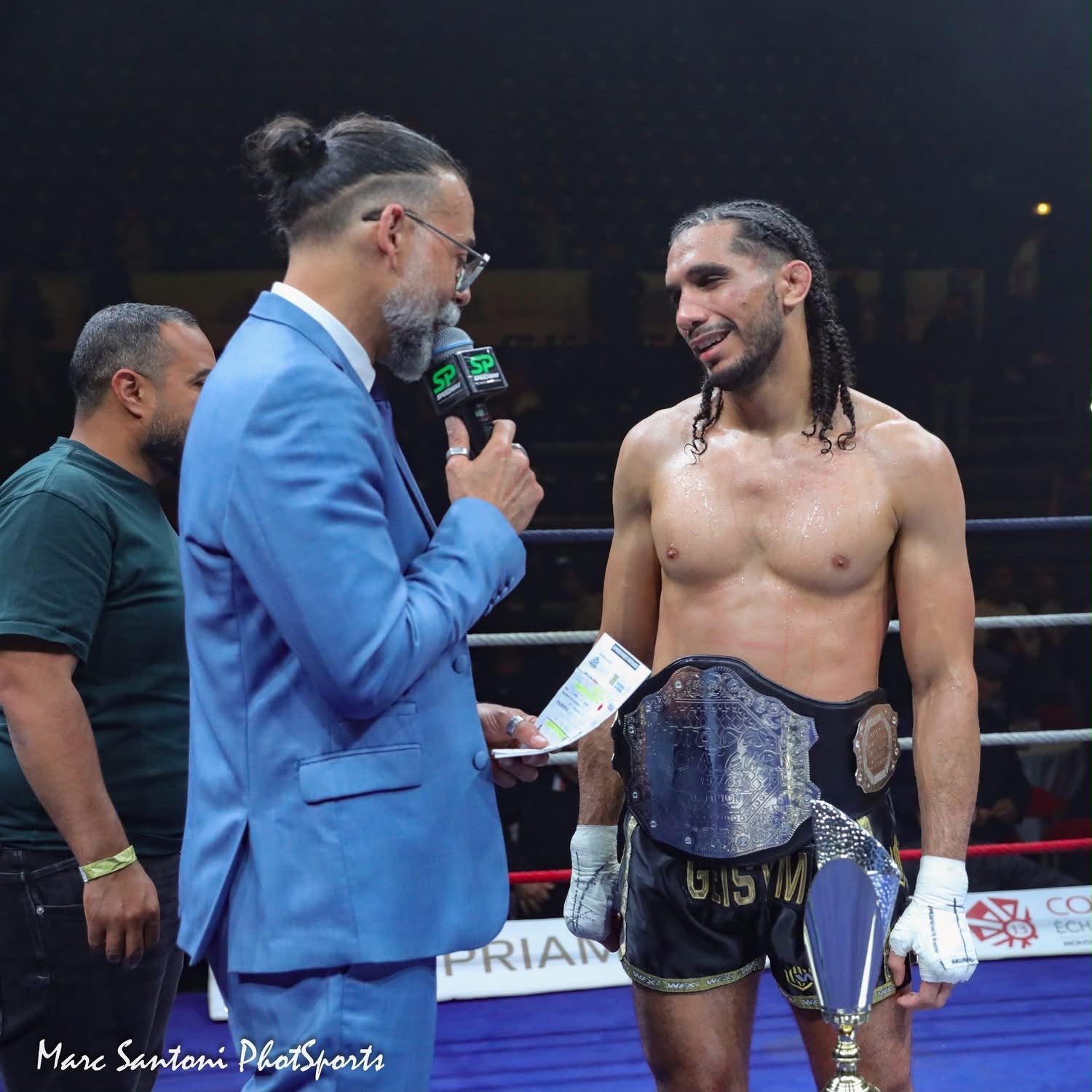 Geisym Derouche · interview sur le ring