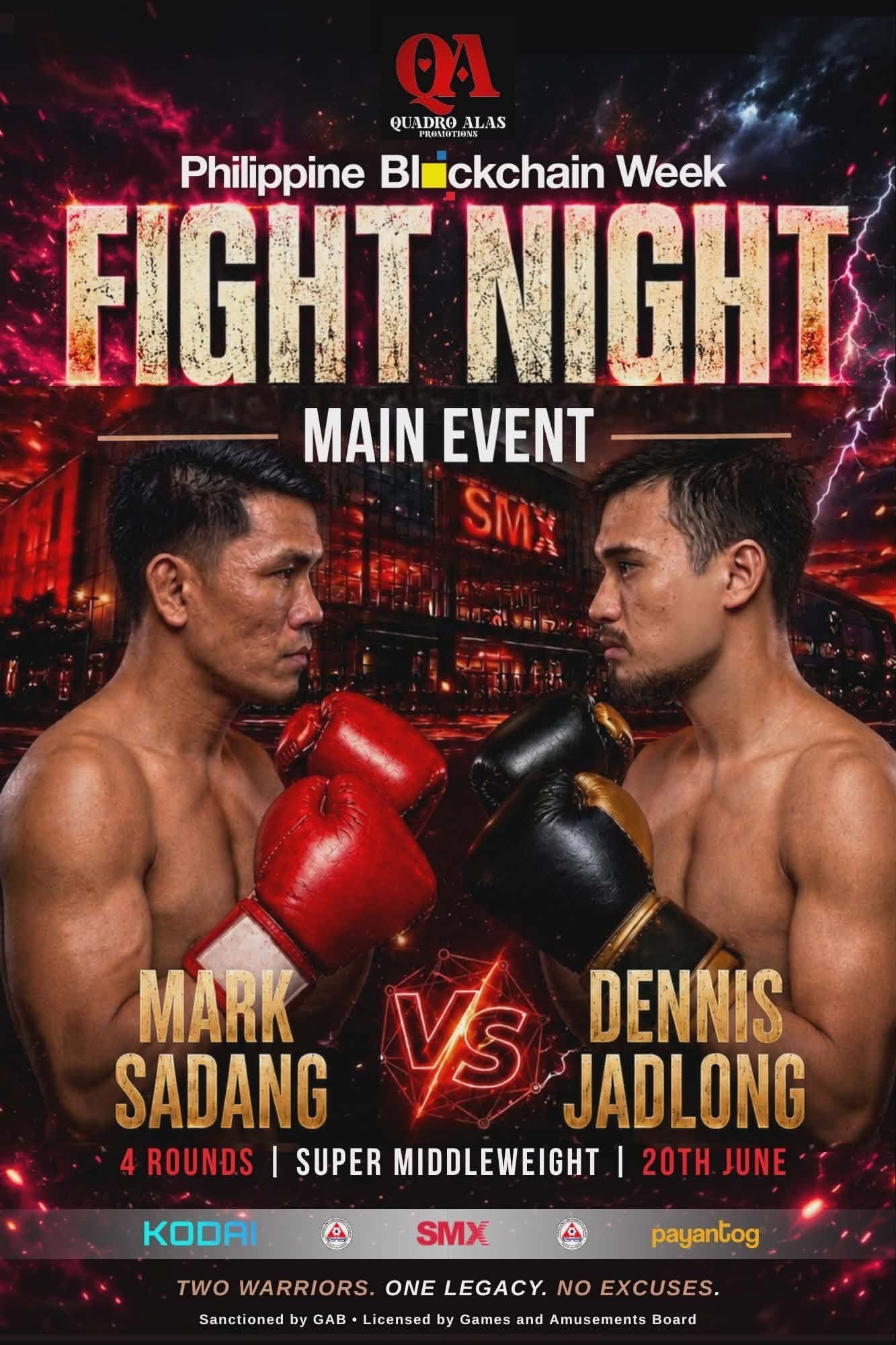 Affiche d’annonce · Mark Sadang / Dennis Jadilong